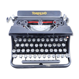 Brilliant black torpedo typewriter 1936