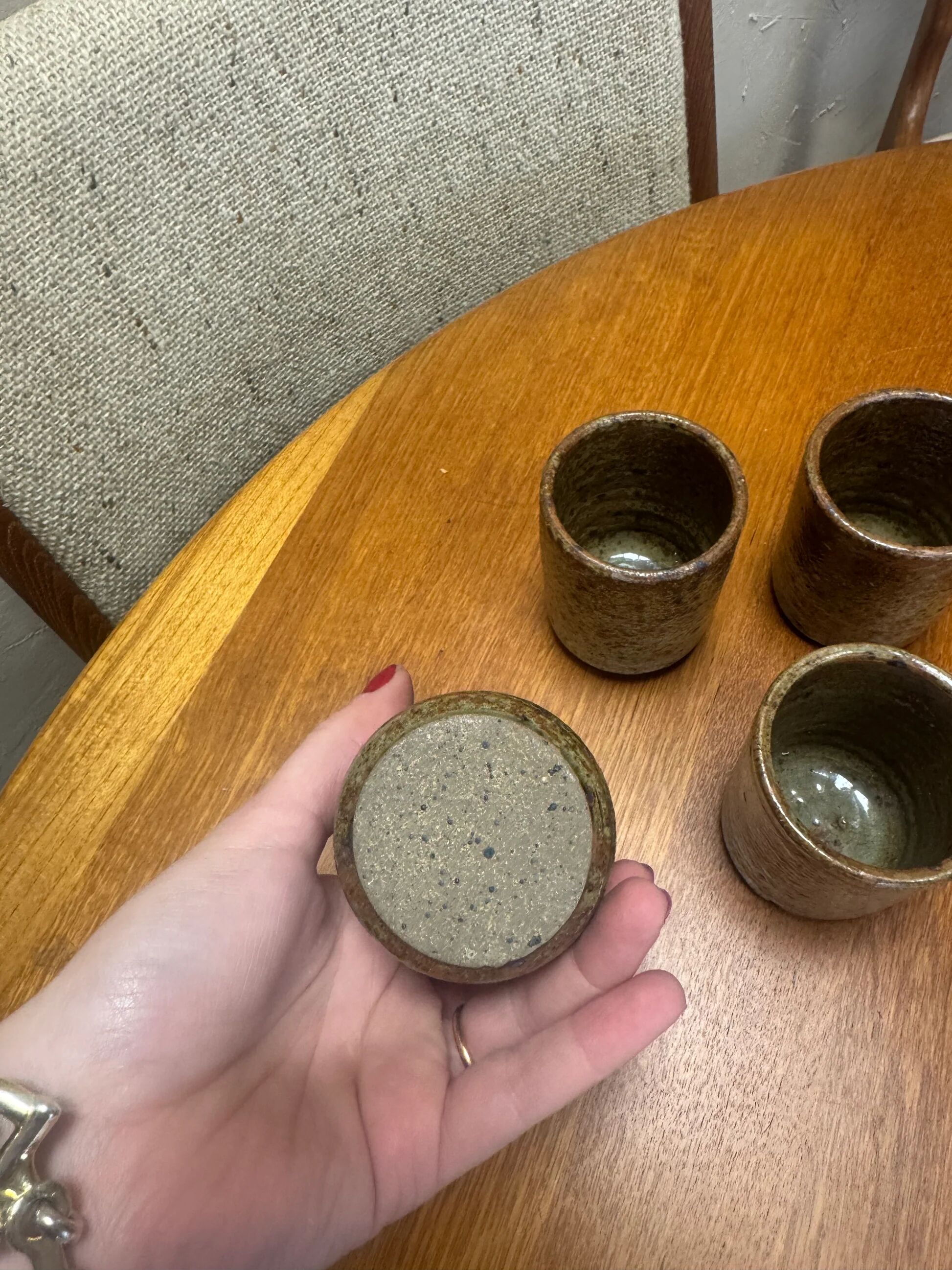 Stoneware jars