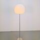 Vintage Opaline Glass Globe Floor Lamp from Hufnagel Leuchten, Germany, 1970s
