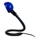 Blue flexible snake lamp, 80s, vintage