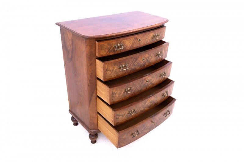 Chest of drawers, Scandinavia, mid-19th century. Antique.