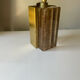 Scandinavian midcentury wall light in crystal and brass
