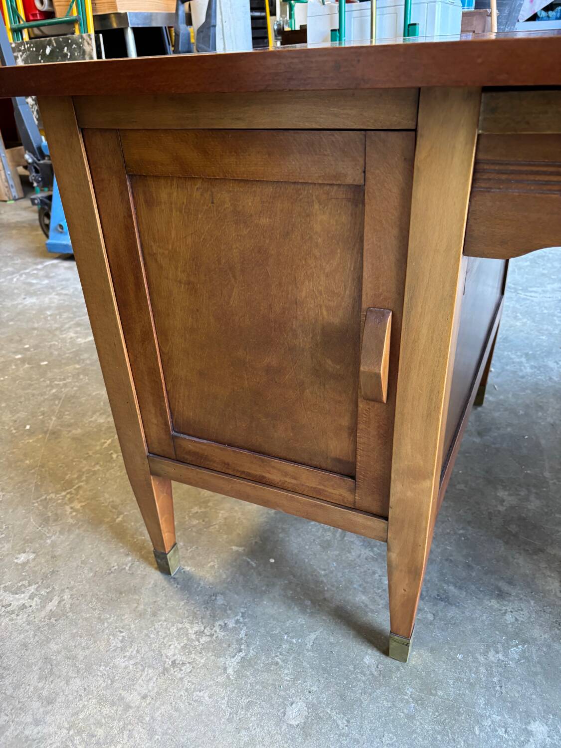 Vintage double-sided minister's desk