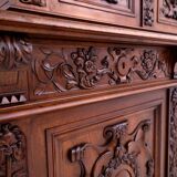 Carved sideboard, France, ca. 1870.