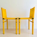 Chairs "Mastro" by Afra and Tobia Scarpa for Molteni, Italy 80s