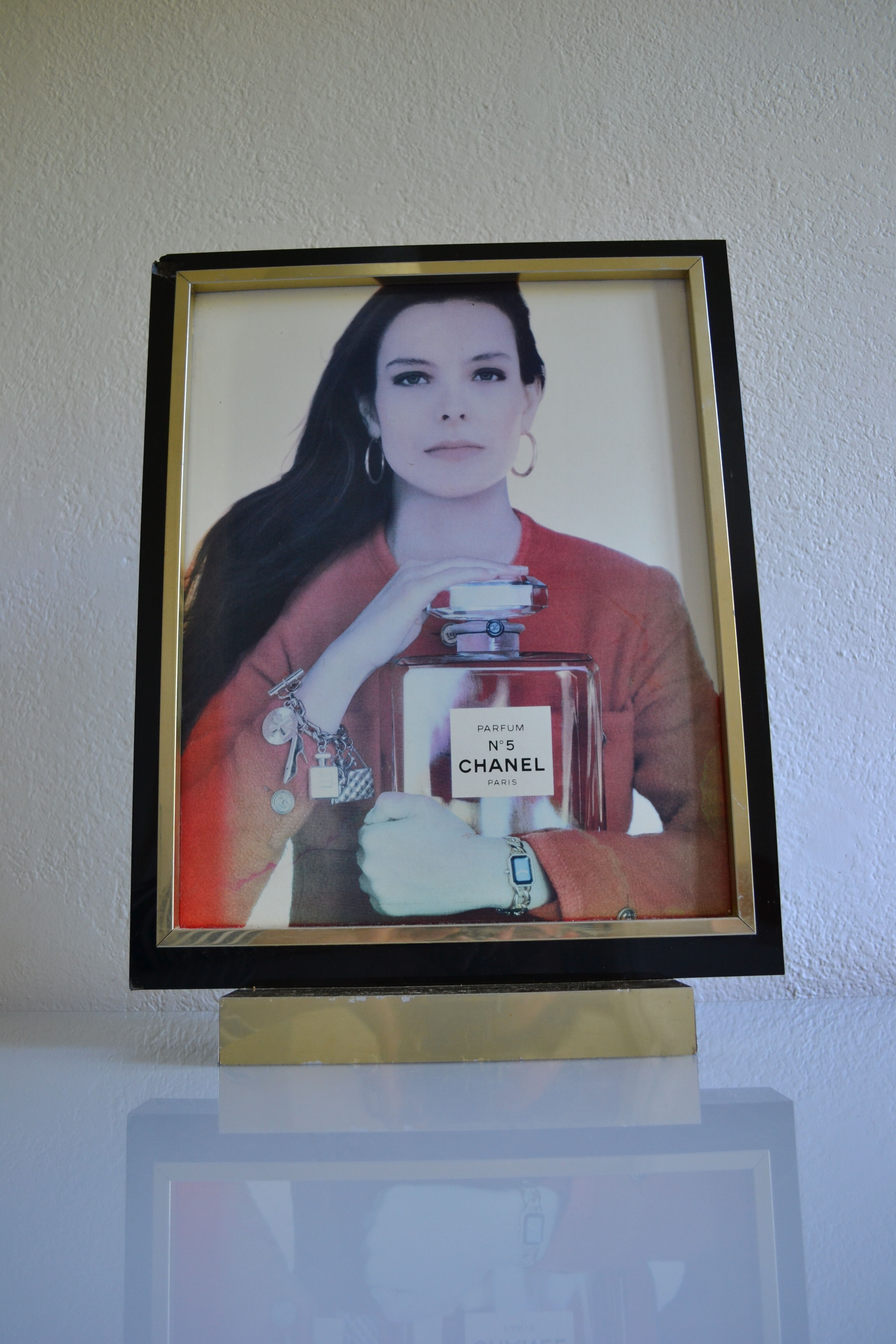 Vintage chanel boutique advertising sign n°5