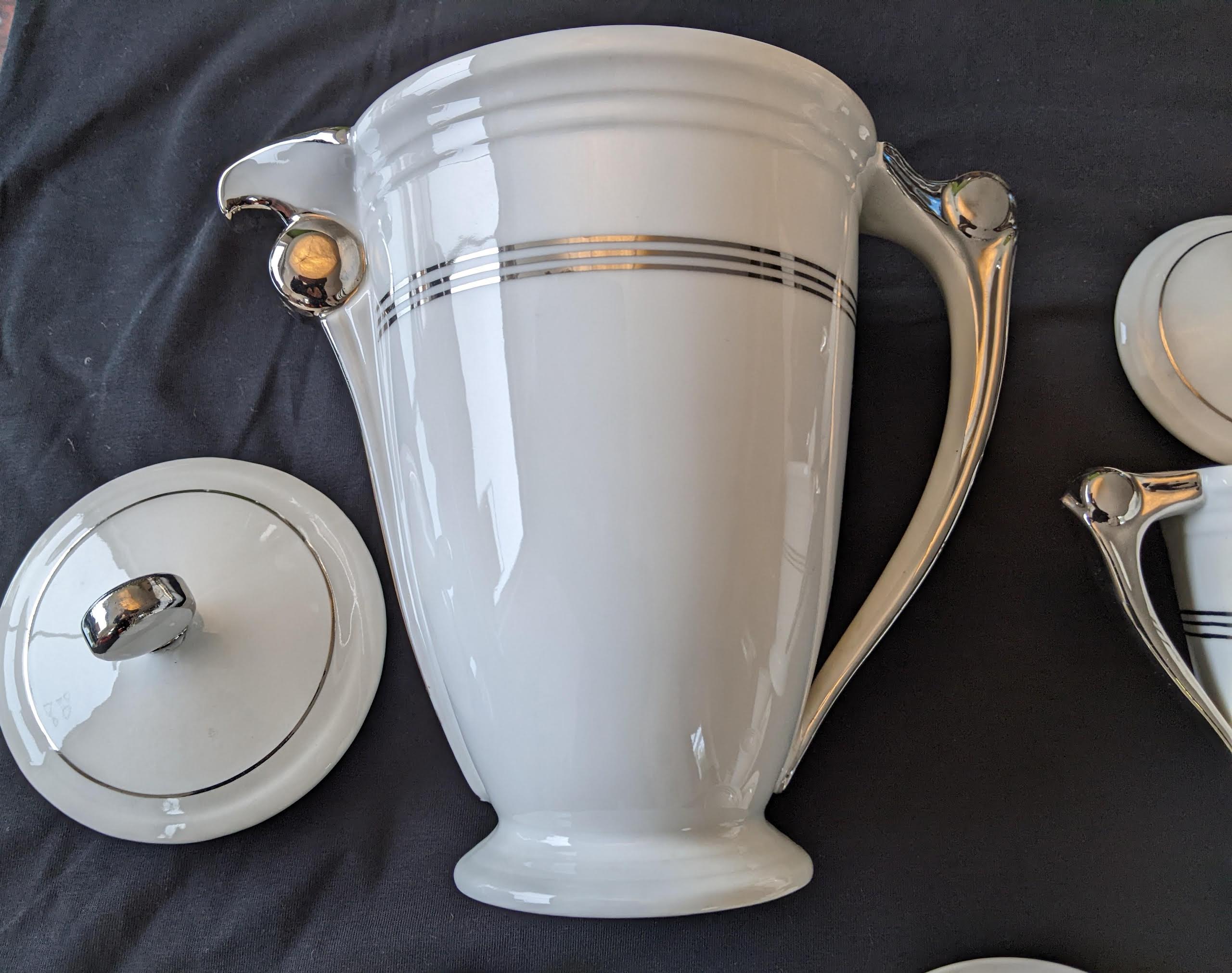 Art Deco coffee service