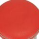 1950s Brabantia Stool Red Faux Leather and Chrome