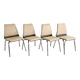 4 chaises de salle à manger Pagholz de Sedus Stoll