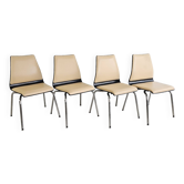 4 chaises de salle à manger Pagholz de Sedus Stoll