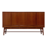 Teak Highboard by Svend Aage Madsen for K. Knudsen & Søn 1950s