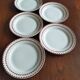5 assiettes plates KG Lunéville, modèle Madrigal