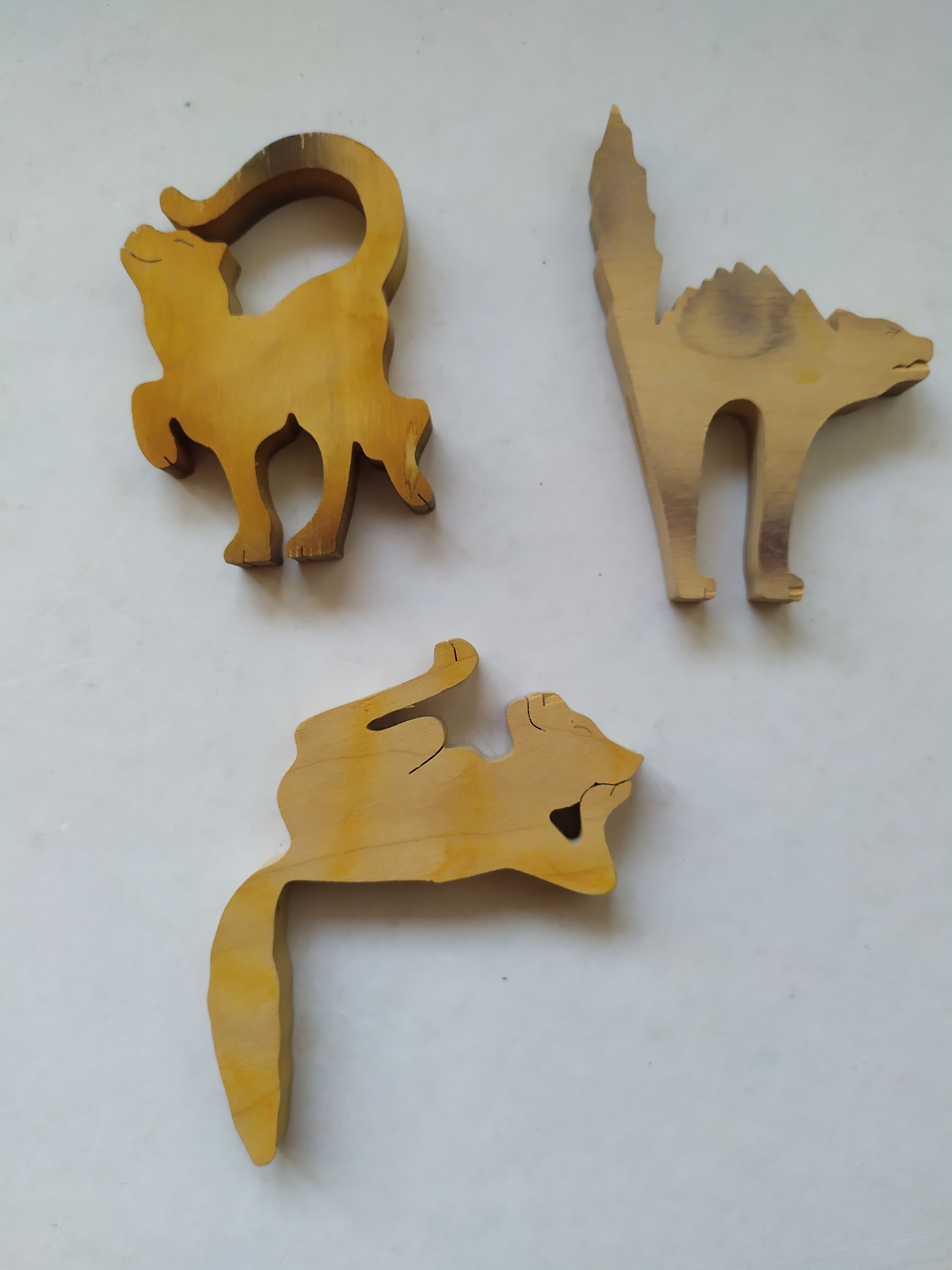 Vintage cat toy figure