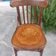 6 bistro chairs, pattern on the seat