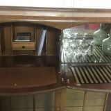 1930s Art Deco bar display cabinet secretary