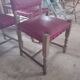 6 vintage oak chairs