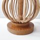 Pair of vintage rattan lamps 1960