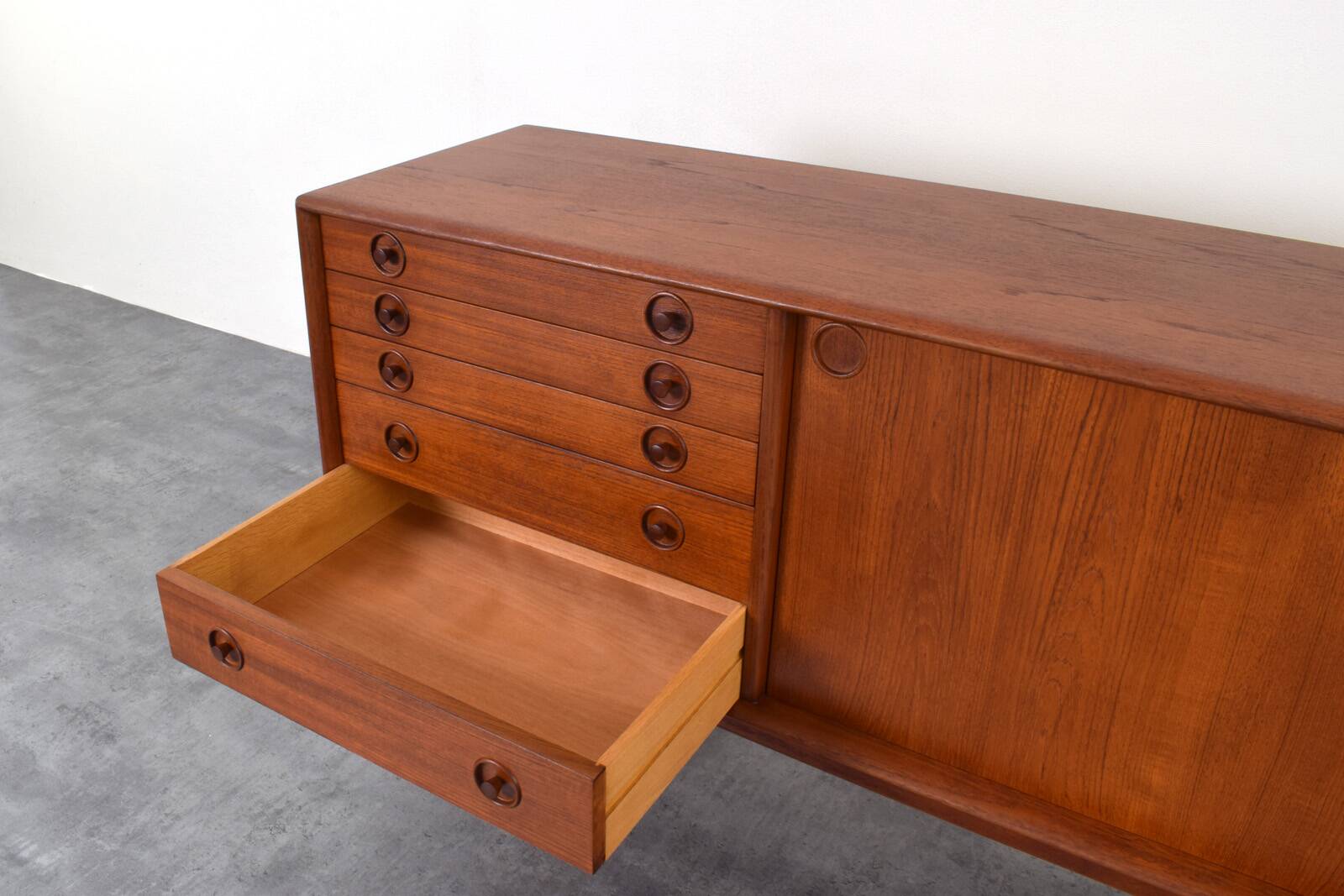 Mid-Century Norwegian Teak Sideboard from Bruksbo, 1960s.
