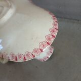 Antique sauce boat in Gien ironstone.