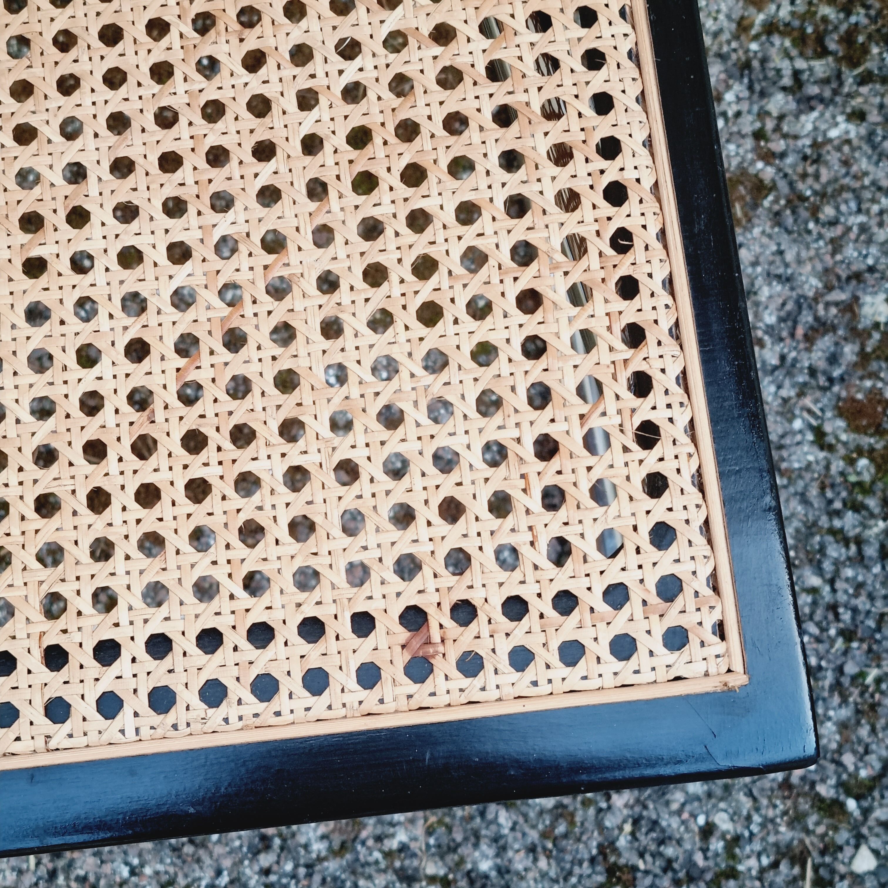 Armchair Cesca B64 black and wicker