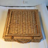 Box vintage rattan