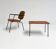 Model 5002 armchair with table by Rudolf Wolf for Elsrijk, 1950s