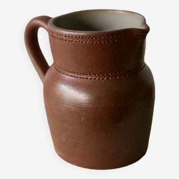 Old stoneware pitcher