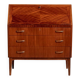 Scandinavian mahogany secretary, 1960s