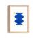 blue abstract painting signed Eawy