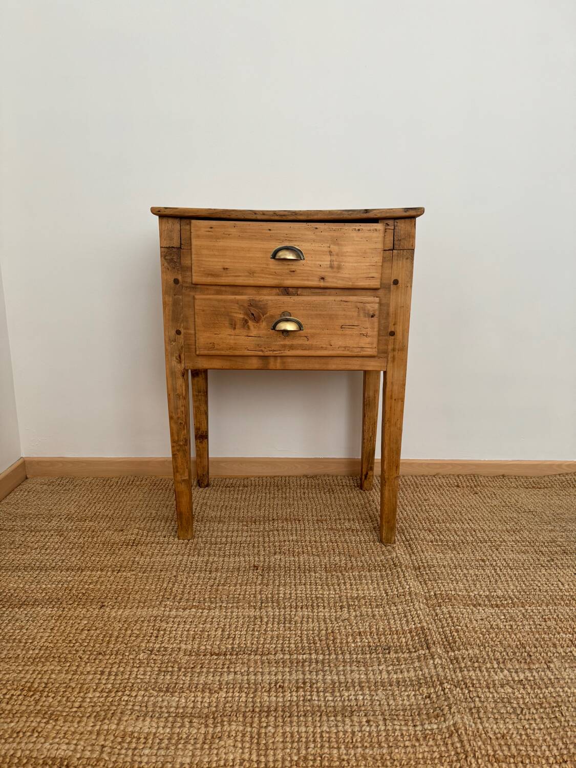 Solid wood console Mediterranean style