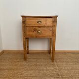 Console bois massif style méditerranéen