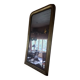 Large Louis Philippe mirror with a gilded wooden frame.
