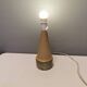 Handmade Beautiful partially glazed table lamp from Danish Søholm Ceramics, 1970s.