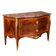 Rococo Neapolitan commode in red marble, poplar and bronze, Italy 1700.