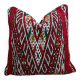 Berber Cushion, Vintage Moroccan Rug Cushion Cover, Berber Wool Cushion Covers.