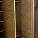 Vintage wardrobe, bamboo and rattan, Maugrion for Roche Bobois, 1980s