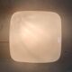 Square opaline globe ceiling or wall light, 25 cm - mid-20th century