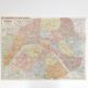 Carte vintage Paris et ses quartiers 1970
