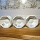 Diabolo egg cup in porcelain and silver