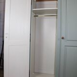 Vintage Gautier wardrobe refurbished in 60s style – sage green