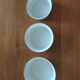 Set of 3 Limoges porcelain bowls