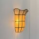 Vintage wall light, mother-of-pearl and brass, France, 1970.