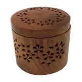 Round wooden diffuser box