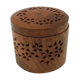 Round wooden diffuser box