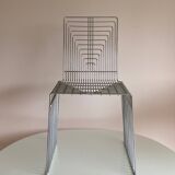 Max Sauze 1970s wire sculpture chair Made in France