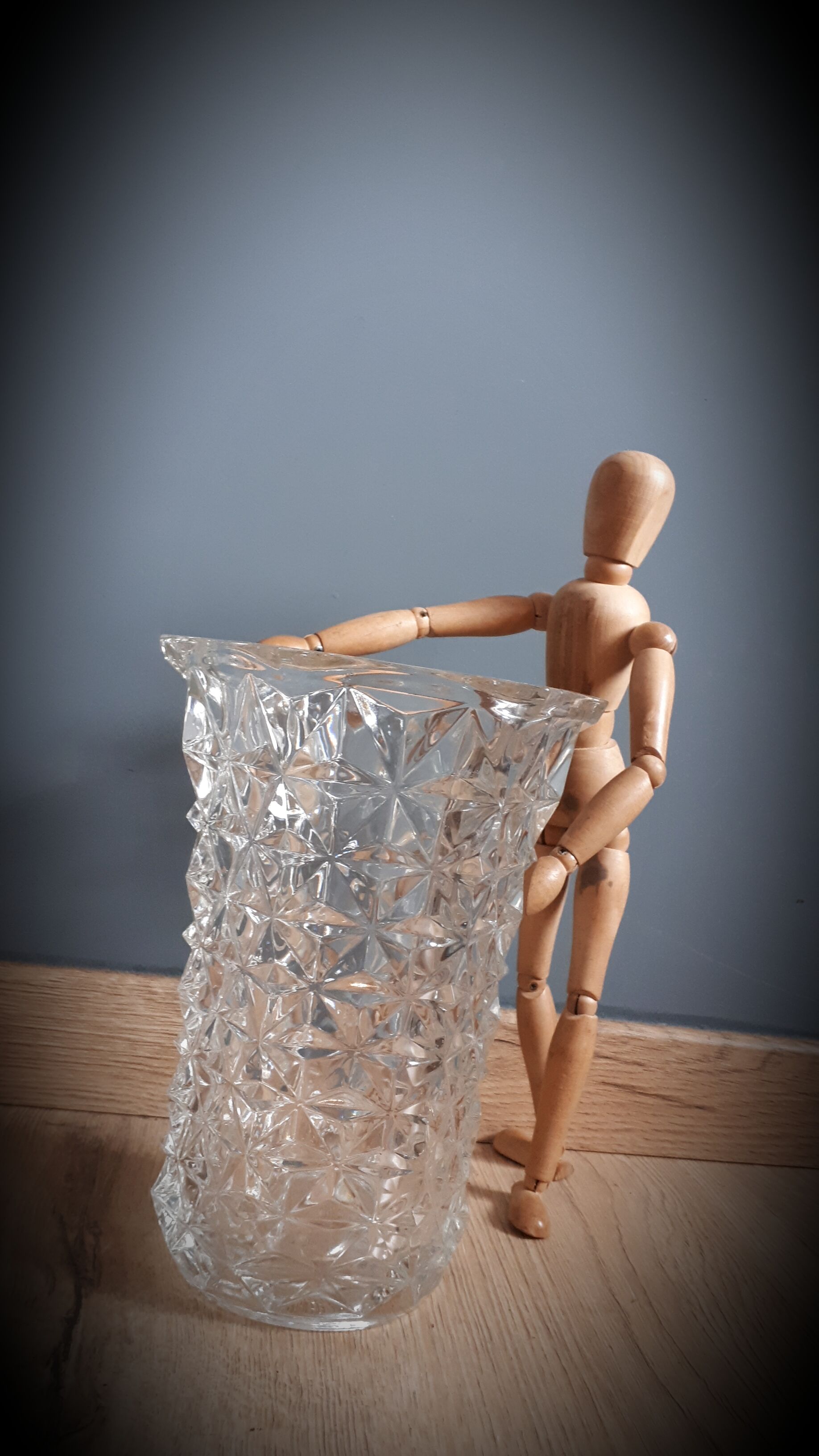 Moulded glass vase 2