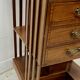 20th Century Mahogany Revolving Bookcase with Marquetry Top
