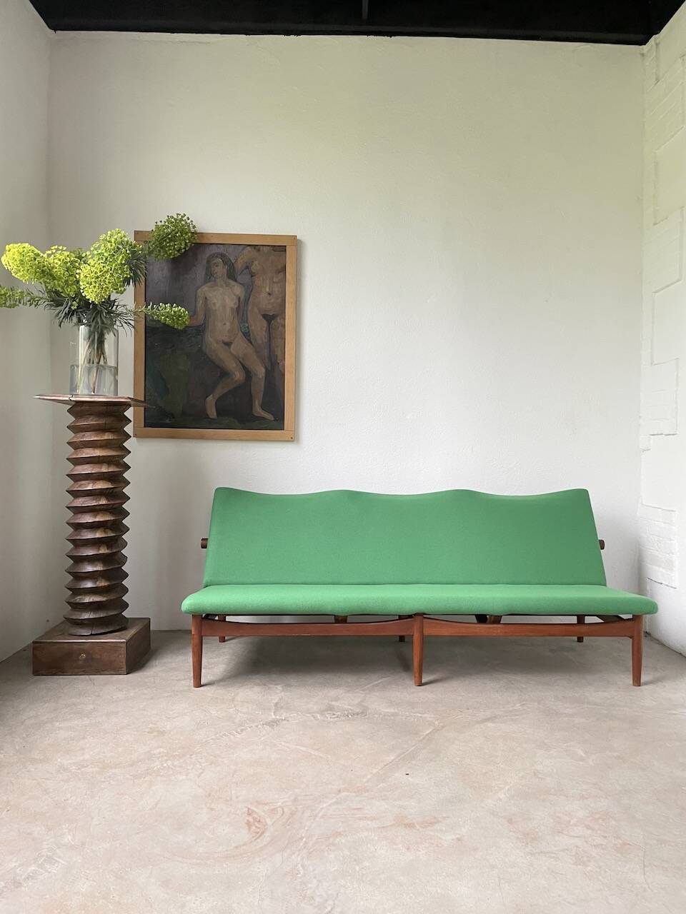 Finn Juhl three-seater bench “Japan” model France & Son