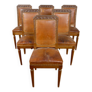 lot de 6 chaises art