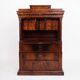 Secretary - Hand polished mahogany - Flame structure - 4 drawers - Year 1840s